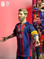 Custom 1/6 Lionel Messi Football Figure – FC Barcelona Blonde Hair Era Hair-Transplant Legends Edition