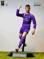 Custom 1/6 Cristiano Ronaldo Football Figure – Real Madrid 2017 Champions League Final Purple Kit Hair-Transplant Edition