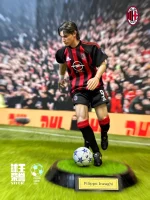 Custom 1/6 Filippo Inzaghi (Super Pippo) Football Figure – AC Milan Home Kit Rooted Hair Edition - Image 5
