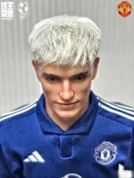 Custom 1/6 Alejandro Garnacho Football Figure – Manchester United 2024/25 Away Kit Hair-Transplant Edition - Image 2