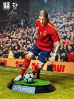 Custom 1/6 Fernando Torres Football Figure – Spain Euro 2012 Champion Hair-Transplant Edition Set