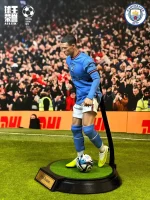 Custom 1/6 Phil Foden Football Figure – Manchester City Home Kit Set - Image 6