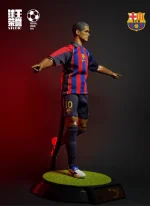 Custom 1/6 Rivaldo Football Figure – Barcelona Brazilian Legend Home Kit Set - Image 4