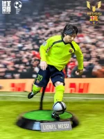 Custom 1/6 Lionel Messi Football Figure – FC Barcelona 2004/05 Away Kit Young No.19 Legends Hair-Transplant Edition - Image 5