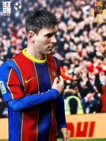 Custom 1/6 Lionel Messi Football Figure – FC Barcelona 2020/21 Farewell Season Legends Hair-Transplant Edition - Image 3