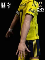 Custom 1/6 Cristiano Ronaldo (CR7) Football Figure – Al Nassr Saudi Super Cup Final SIUU Celebration Hair-Transplant Current Stars Edition - Image 6