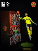 Custom 1/6 David De Gea Goalkeeper Football Figure – Manchester United Home Kit Beard-Transplant Set - Image 8
