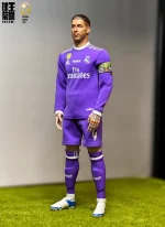 Custom 1/6 Sergio Ramos Football Figure – Real Madrid Home Kit Rooted Hair Legends Edition - Image 2