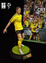 Custom 1/6 Cristiano Ronaldo (CR7) Football Figure – Al Nassr Saudi Super Cup Final SIUU Celebration Hair-Transplant Current Stars Edition - Image 8