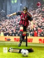 Custom 1/6 Filippo Inzaghi (Super Pippo) Football Figure – AC Milan Home Kit Rooted Hair Edition - Image 10