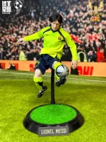 Custom 1/6 Lionel Messi Football Figure – FC Barcelona 2004/05 Away Kit Young No.19 Legends Hair-Transplant Edition - Image 6