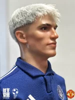 Custom 1/6 Alejandro Garnacho Football Figure – Manchester United 2024/25 Away Kit Hair-Transplant Edition - Image 3