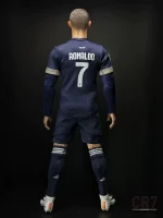 Custom 1/6 Cristiano Ronaldo Football Figure – Juventus Away Kit Edition - Image 6