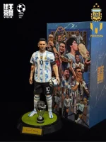 Custom 1/6 Lionel Messi Football Figure – Argentina Finalissima Champion Legends Set