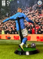 Custom 1/6 Erling Haaland Football Figure – Manchester City Home Kit Goal Machine Edition - Image 8