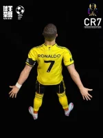 Custom 1/6 Cristiano Ronaldo (CR7) Football Figure – Al Nassr Saudi Super Cup Final SIUU Celebration Hair-Transplant Current Stars Edition - Image 9